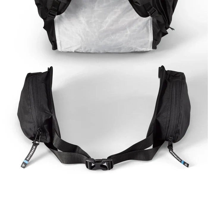 Hyperlite Mountain Gear Contour Removable Hip Belt – padded wings and buckle, studio view