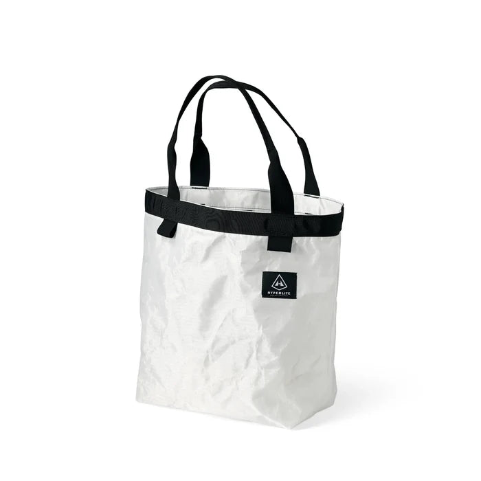 Hyperlite Mountain Gear G.O.A.T. Tote 20L in white – angled studio view