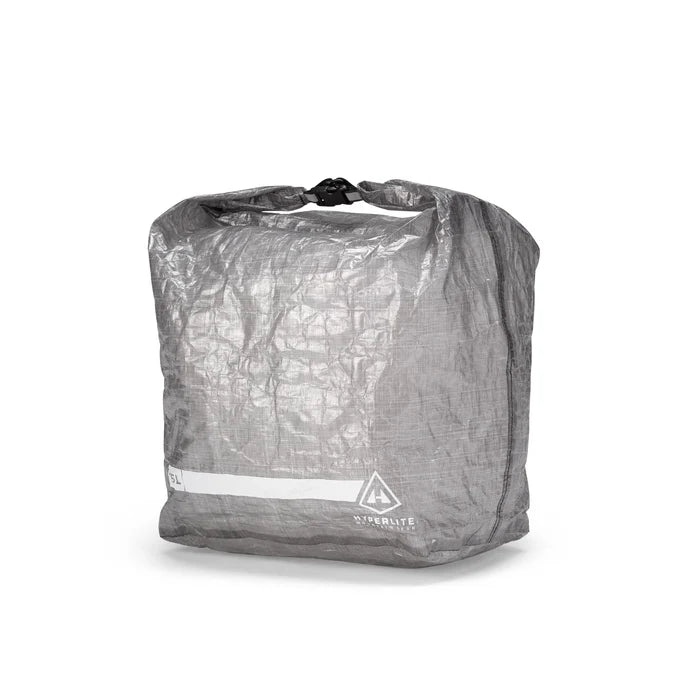 Hyperlite Mountain Gear Roll-Top Food Bag Kit 15L, rolled and buckled shut