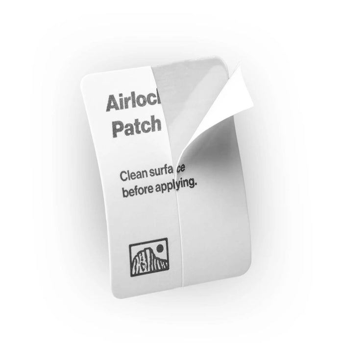 Igneous Airlock Patch – patch peeling from backing with instructions