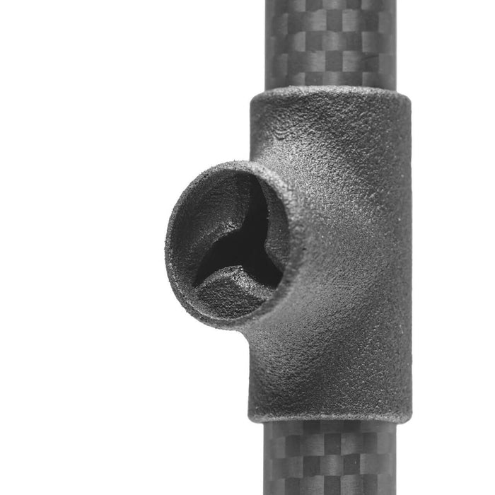 Igneous Tent Tool – three-way carbon pole hub, detail view