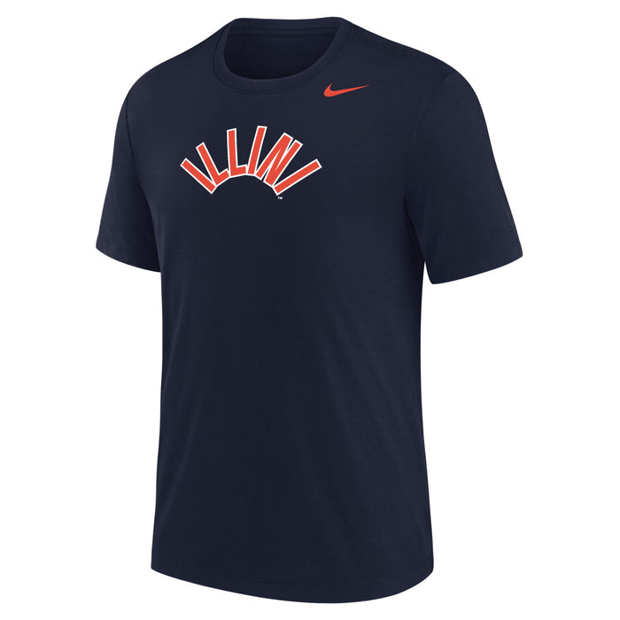 Illini Nike Vault Illini Triblend Tee