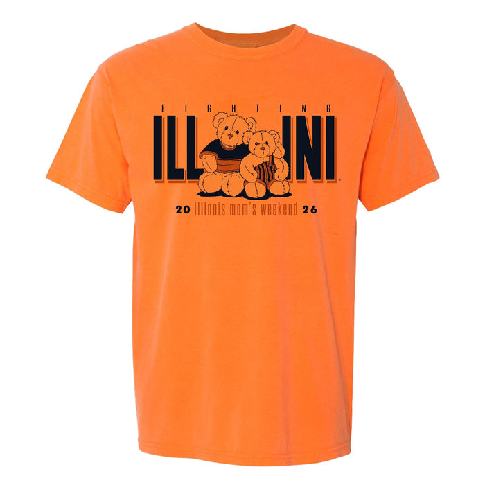 Illinois 2026 Mom's Weekend Bears Orange T-Shirt