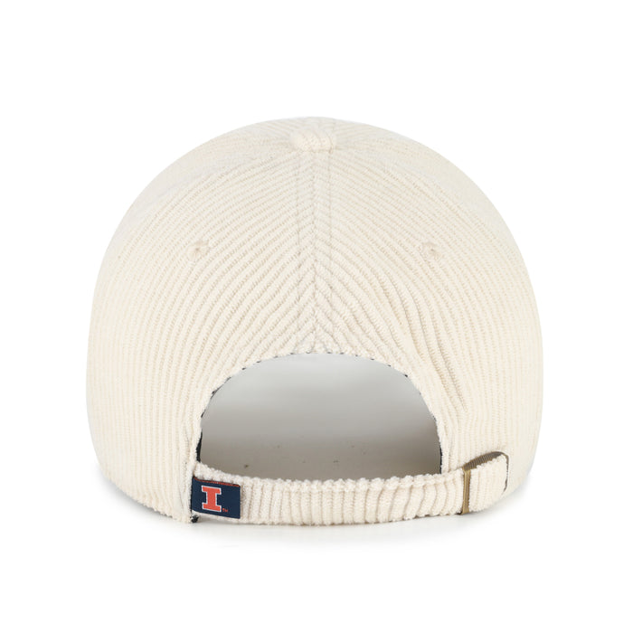 Illinois '47 Brand Women's Corduroy Script Clean Up Hat