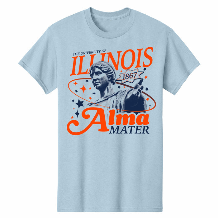 Illinois Alma Mater Light Blue T-Shirt