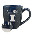 Illinois Alumni Mug 16oz Speckled Navy Engraved