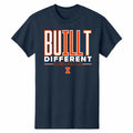 Illinois Athletics T-Shirt Navy "BuILLt" Different