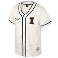 Illinois Baseball Jersey Men's White/Navy Script