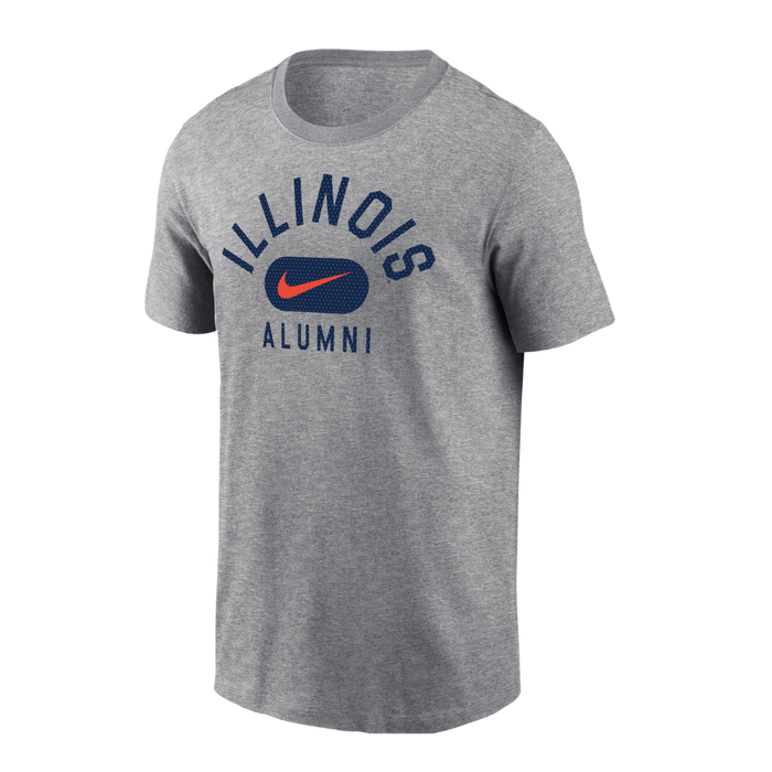 Illinois Nike Basic Grey Alumni T-Shirt