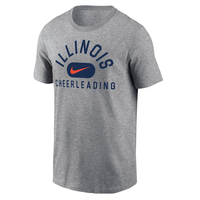 Illinois Nike Basic Grey Cheerleading T-Shirt