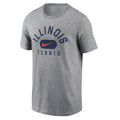 Illinois Nike Basic Grey Tennis T-Shirt