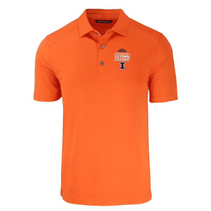 Illinois Basketball 2026 Final Four Forge Polo Orange Cutter & Buck