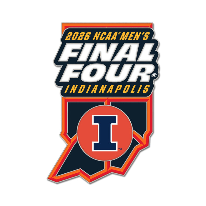 Illinois Basketball 2026 Final Four Pin