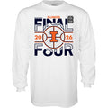 Illinois Basketball 2026 Final Four White Court Long-Sleeve Tee