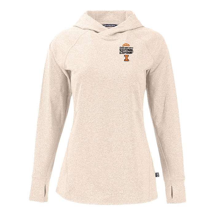 Illinois Basketball 2026 Final Four Women's Tan Hoodie