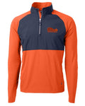 Illinois Basketball Cutter & Buck Adapt Eco Knit Hybrid Recycled Men's Quarter Zip