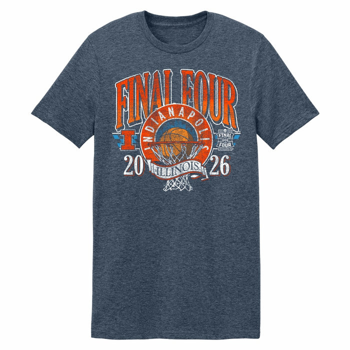 Illinois Basketball Final Four Indy Short Sleeve Tee