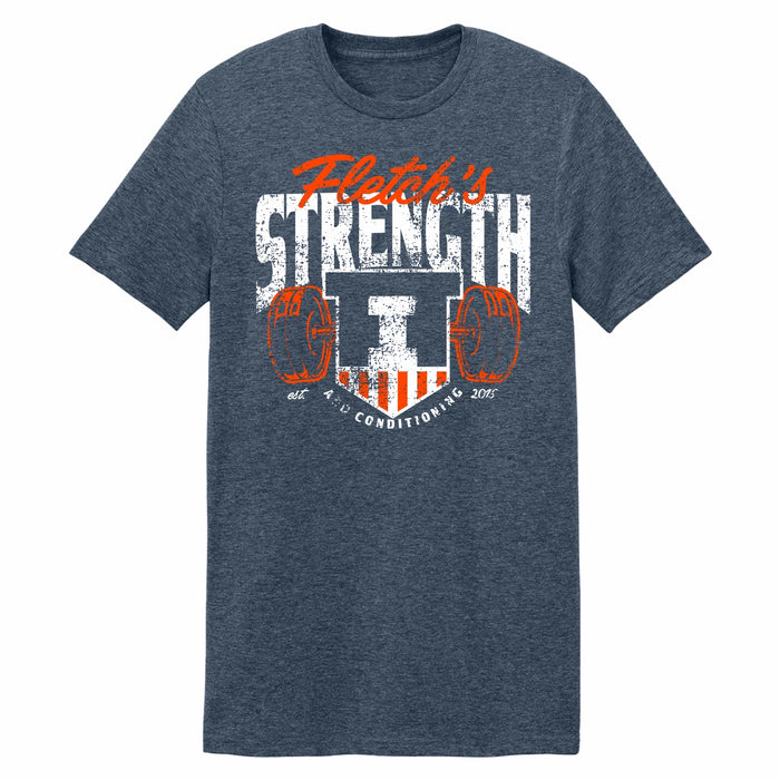 Illinois Basketball Coach Fletcher Strength T-Shirt