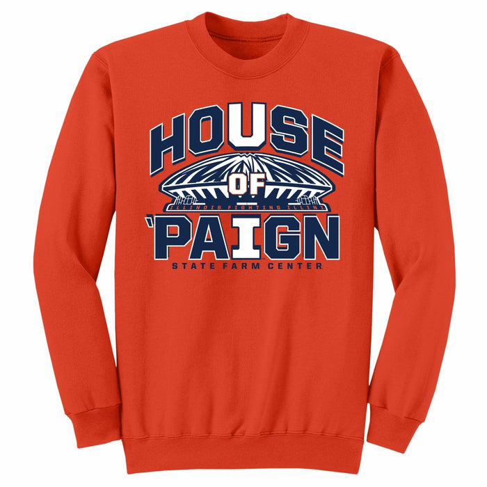Illinois Basketball House of Paign Sweatshirt