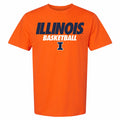Illinois Basketball Jersey Style Orange T-Shirt
