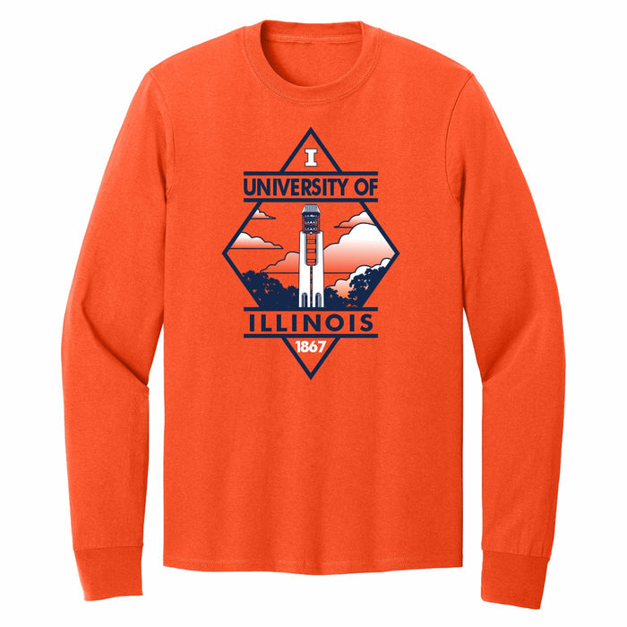 Illinois Bell Tower Long-Sleeve Shirt