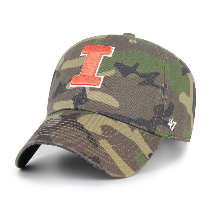 Illinois Camo Clean Up Hat
