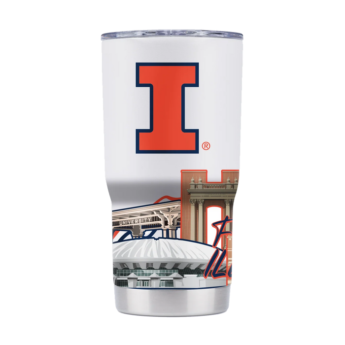 Illinois Campus Icons 20oz Tumbler