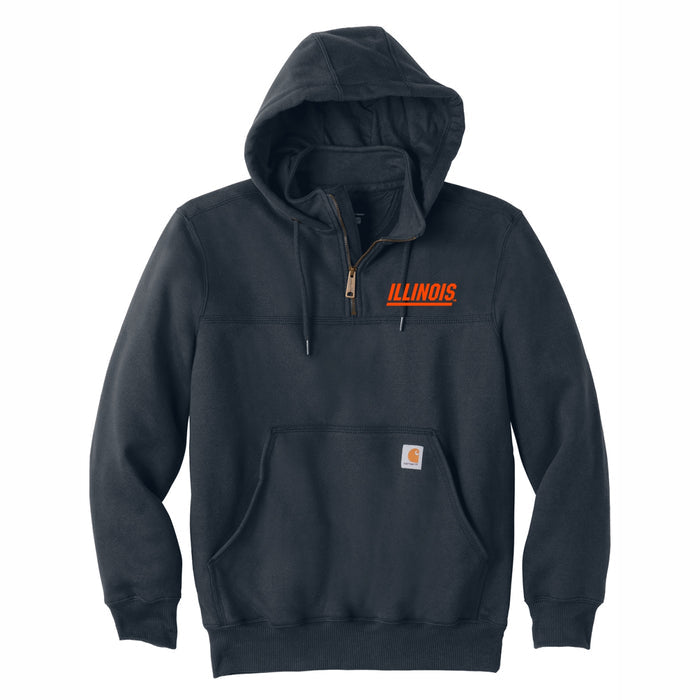 Illinois Carhartt Hoodie Men's Navy Slant