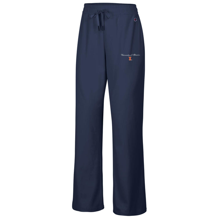 Illinois Champion Women's Sueded Wide Leg Pants