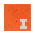 Illinois Coaster Orange Speckled Block I