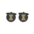 Illinois Cufflinks Black/Gold
