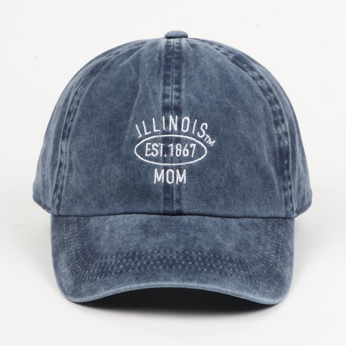 Illinois Denim Mom Hat