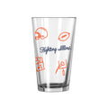 Illinois Fighting Illini 16oz Playmaker Pint Glass