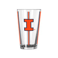 Illinois Fighting Illini 16oz Thin Stripe Pint