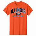 Illinois Fighting Illini 1867 Orange T-Shirt