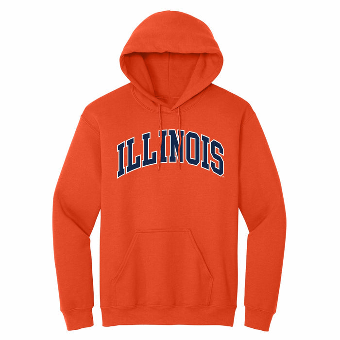 Illinois Fighting Illini 2-Color Arch Hoodie