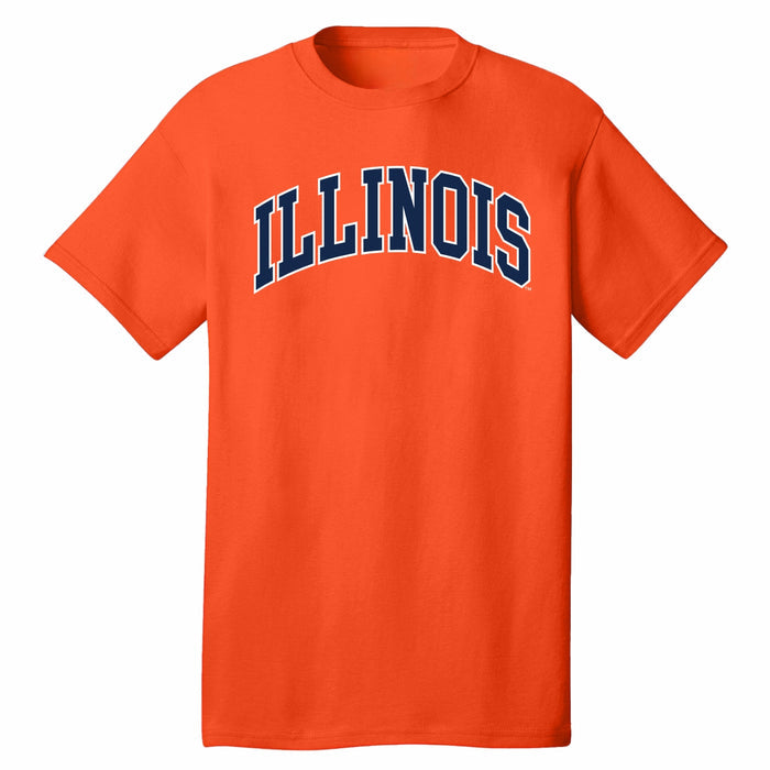 Illinois Fighting Illini 2 Color Arch T-Shirt