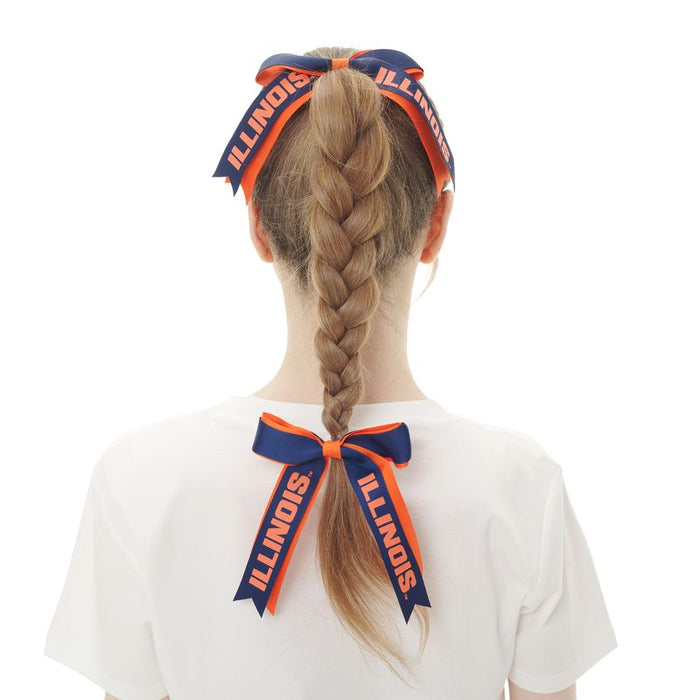 Illinois Fighting Illini 2-Pack Ribbon Bows
