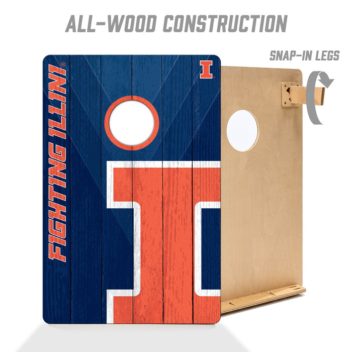 Illinois Fighting Illini 2’ x 3’ Cornhole Game