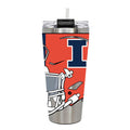 Illinois Fighting Illini 32oz Football Helmet Tumbler