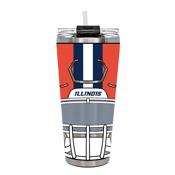 Illinois Fighting Illini 32oz Football Helmet Tumbler