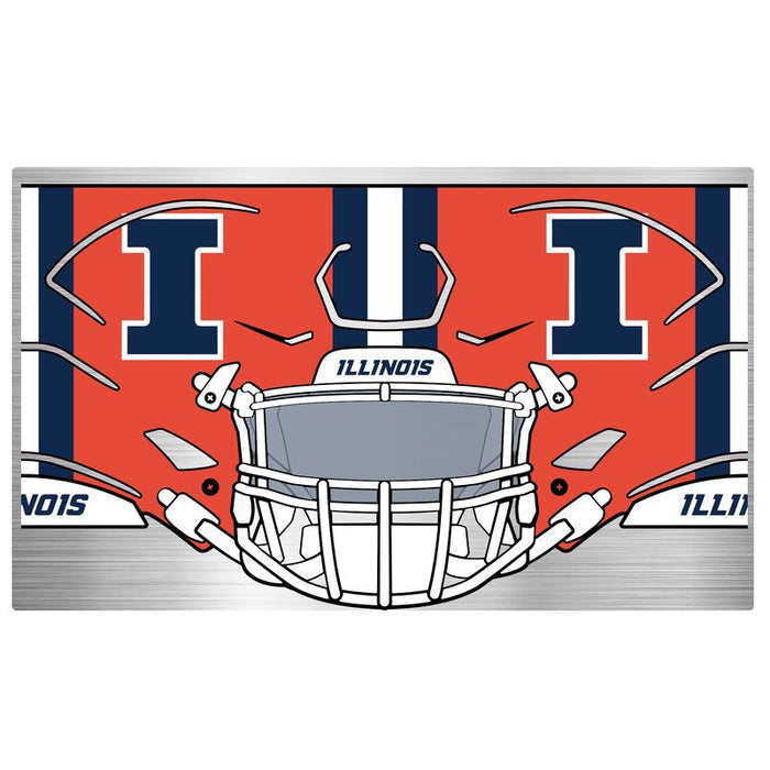 Illinois Fighting Illini 32oz Football Helmet Tumbler