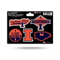 Illinois Fighting Illini 5-Piece Sticker Sheet
