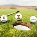 ILLINOIS FIGHTING ILLINI ACES DOZEN GOLF BALLS