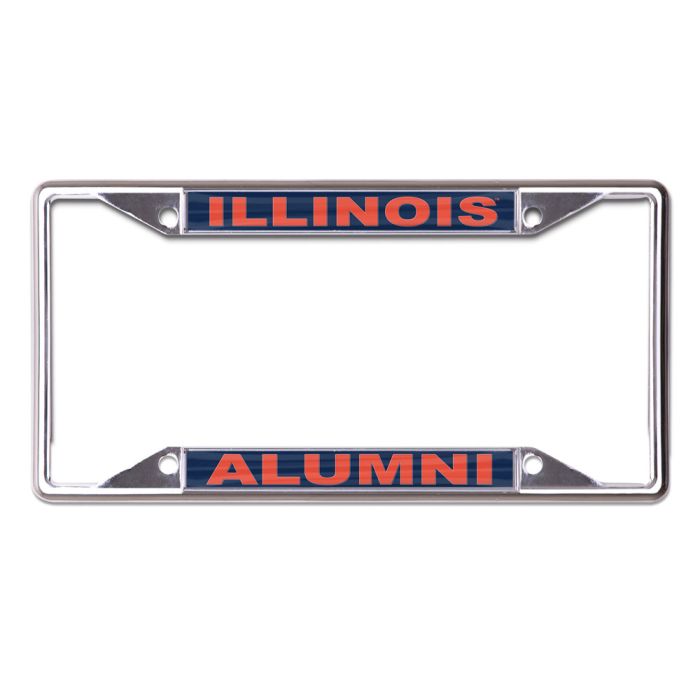 Illinois Fighting Illini Alumni License Plate Frame