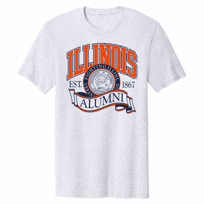 Illinois Fighting Illini Alumni Ribbon T-Shirt