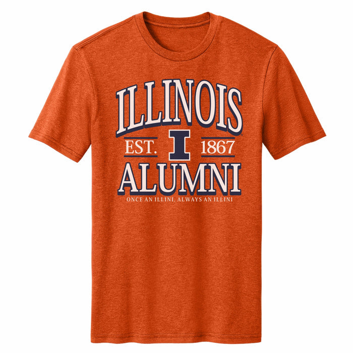 Illinois Fighting Illini Alumni T-Shirt Orange