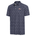 Illinois Fighting Illini Antigua Football Pattern Polo