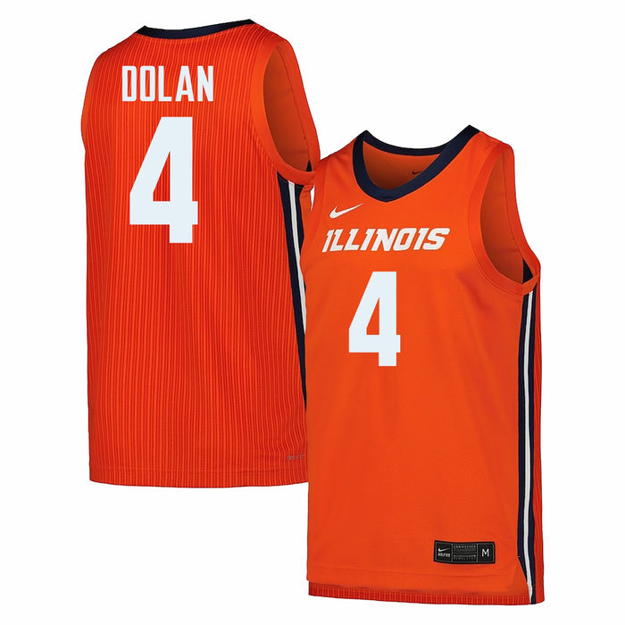 Illinois Fighting Illini Nike Basketball Jersey #4 Gretchen Dolan