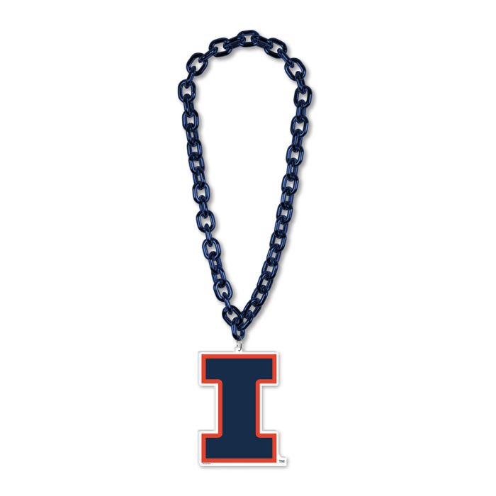 Illinois Fighting Illini Big Chain Necklace